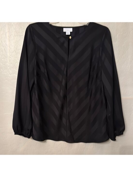 Tops - Black Striped‎ Women's Top